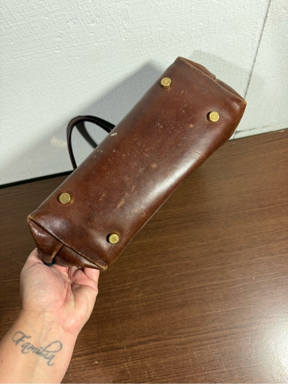 R. Riveter Otto Canvas & Leather Tote - Picture 9 of 9